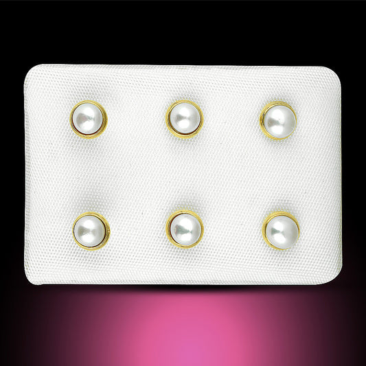 14k Gold Pearl Baby Earrings