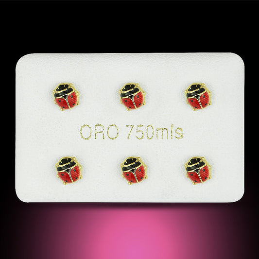 Lady Bug Baby Earrings